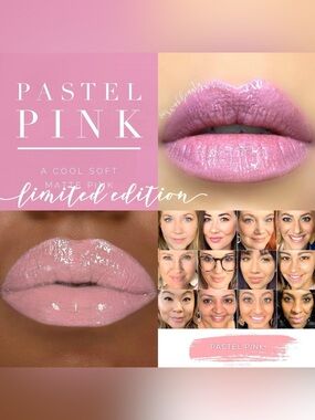 LipSense Pastel Pink Gloss - Cool Soft Pink
